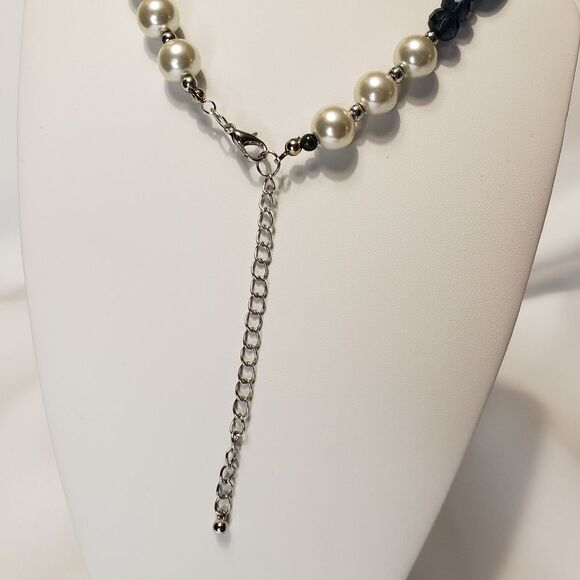 Turquoise, pearl, gem stone necklace - Picture 8 of 8